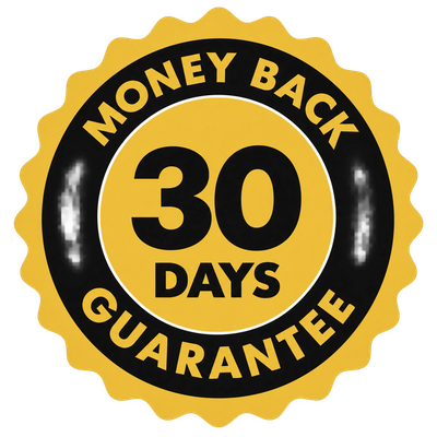 30-day money back guarantee